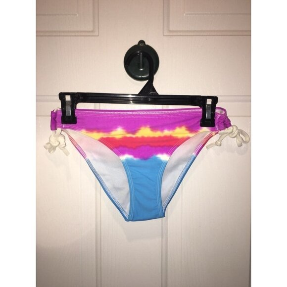 New Rare Vintage Hooters Tye-Dye Bikini Swimsuit Size Medium with Spots - Picture 8 of 12